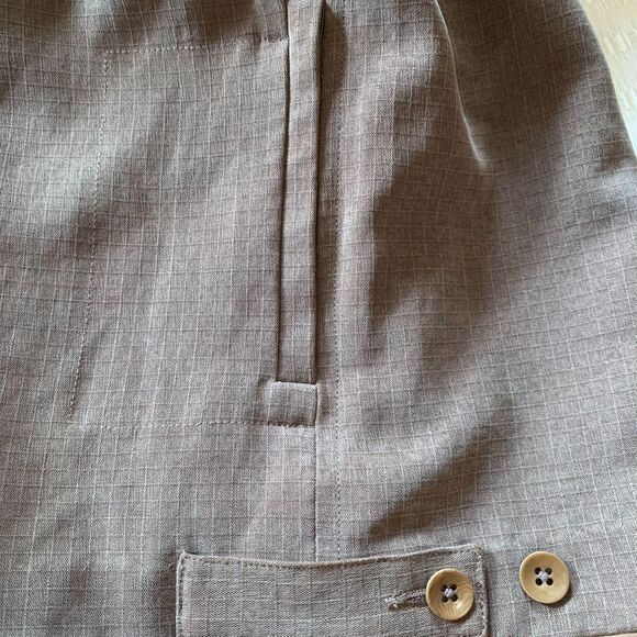 Tommy Bahama Brown Silk Sz 14 Pants Utility Safari Travel Trouser Cargo Pockets - Picture 7 of 11